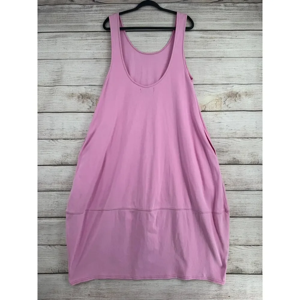 Free People FP Beach Open Back Cover Up Dress Womens Large Pink Tank - Picture 2 of 10